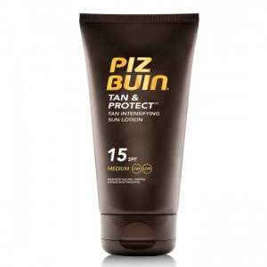 Lotiune pentru bronzare accelerata SPF 15 Tan & Protect Piz Buin