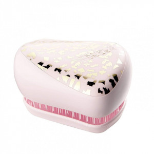 Perie pentru par Tangle Teezer Compact Styler Smooth & Shine Limited Editions Gold Leaf