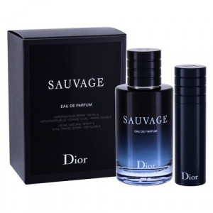 Set Cadou Christian Dior Sauvage, Barbati, Apa de Parfum
