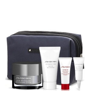 Set Shiseido Men Gel hidratant 75 ml + Spuma curatare 125 ml