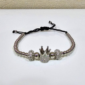 Bratara Royal din otel inoxidabil, Unisex, silver