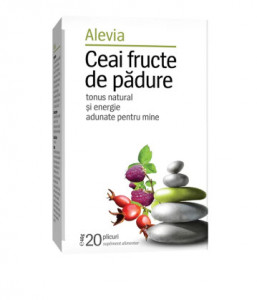 Ceai de fructe de padure Alevia 20 plicuri.