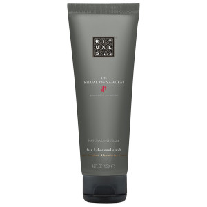 Scrub pentru fata RITUALS, Samurai Face Charcoal Organic Bamboo & Binchotan Charcoal
