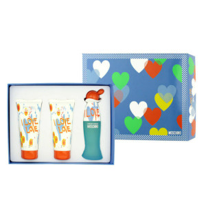 Set cadou Moschino I Love Love, Apa de Toaleta, Femei