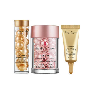 Set Elizabeth Arden Capsule Advanced Ceramide Retinol 30 buc + Capsule Daily Youth Restoring Serum 14 buc + Crema pentru ochi 5 ml