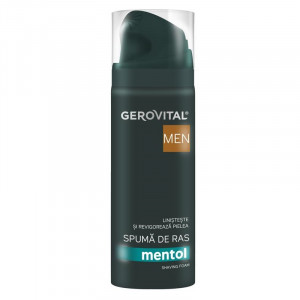 Spuma de ras cu mentol Gerovital Men 200 ml