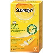 Supradyn Fast Energy 10 plicuri Bayer