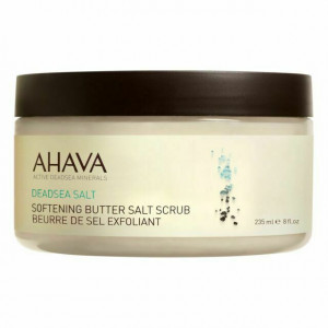 Unt de corp exfoliant cu sare de la Marea Moarta Deadsea Treat Ahava, 220 g