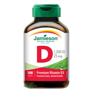 Vitamina D3 1000UI Jamieson 100 tablete