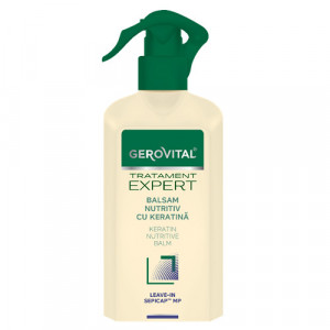 Balsam nutritiv leave-in cu keratina Gerovital TratamentExpert