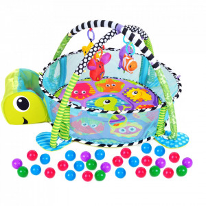 Centru de activitati bebe 3 in 1 Little Turtle