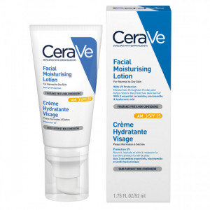 Crema hidratanta de fata CeraVe SPF 25 ten normal-uscat