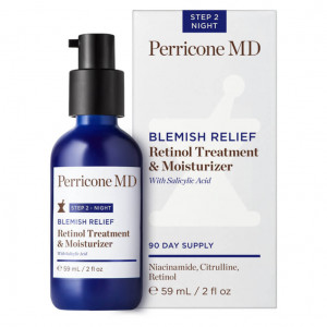 Crema hidratanta pentru ten cu imperfectiuni Perricone MD Blemish Relief Retinol, 59 ml