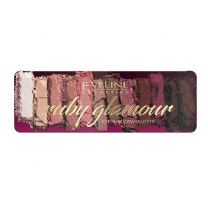 Paleta de farduri Eveline Cosmetics Ruby Glamour