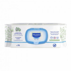 Servetele dermo-calmante pentru fata si corp, Mustela