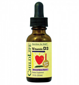 Vitamina D3 picături copii 500UI Childlife Essentials, 30 ml, Secom