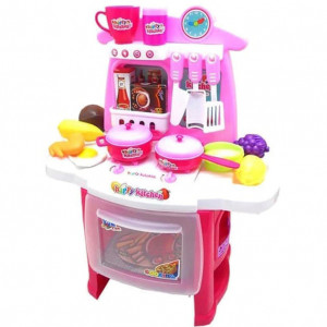 Bucatarie multifunctionala Cool Cooking pentru copii, roz