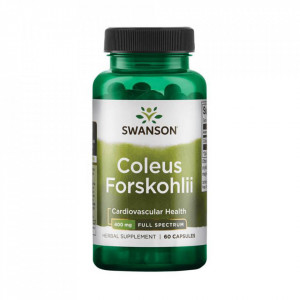 Coleus Forskohlii, 400mg, 60 capsule, Swanson
