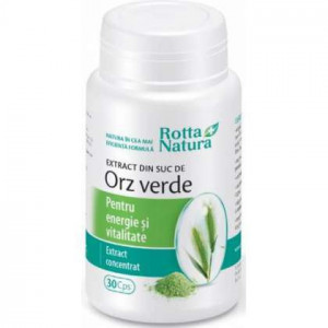 Extract din suc de orz verde Rotta Natura capsule