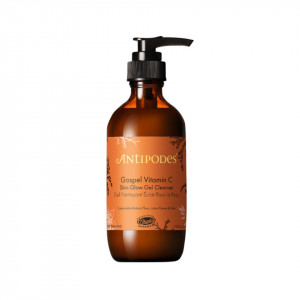 Gel de curatare Antipodes Gospel Vitamina C Skin Glow Gel Cleanser, 200ml