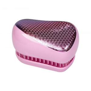 Perie pentru par Tangle Teezer Compact Styler Smooth & Shine Mermaid Texture Pink Peach