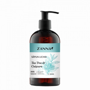 Sapun lichid cu Tea tree si Cuisoare 350ml, Zanna