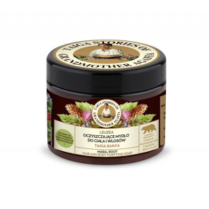 Sapun purificator natural pentru par si corp cu radacina de Maral 300ml, Bunica Agafia