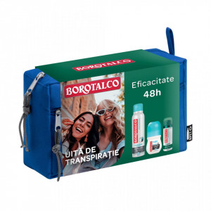 Set Borotalco: Deodorant spray 150 ml + Deodorant roll-on Invisible Fresh 50 ml + Deodorant spray Original 45 ml