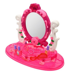 Set Oglinda infrumusetare pentru fetite Flower Mirror lumini si sunete