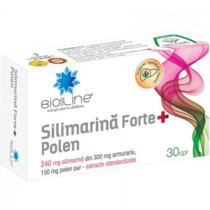 Silimarina Forte plus Polen Helcor 30 comprimate