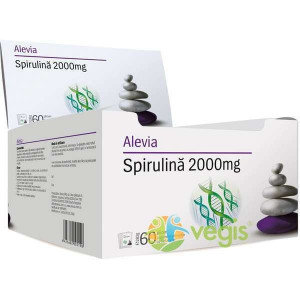 Spirulina 2000 mg 60 plicuri Alevia