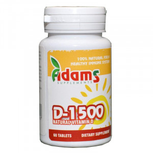 Vitamina D Naturala 1500 UI Adams Vision