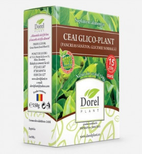 Ceai Glico-Plant (Pancreas Sanatos, Glicemie Normala) Dorel Plant 150 g