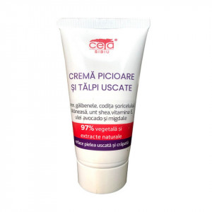 CREMA PICIOARE SI TALPI USCATE 97%VEGETALA 50ML CETA