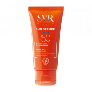Crema spuma cu efect optic Sun Secure Blur SVR SPF 50