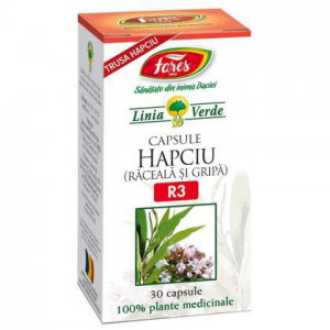 Hapciu Raceala si Gripa R3 Fares 30 capsule