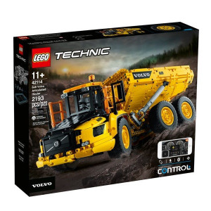 LEGO Technic: 6x6 Volvo Articulated Hauler 42114, 11 ani+, 2193 piese
