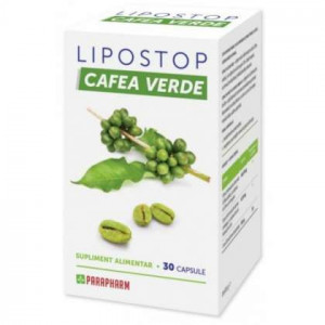 Lipostop Cafea Verde Parapharm 30 capsule