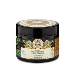 Sapun revigorant natural pentru par si corp cu Mesteacan 300ml, Bunica Agafia