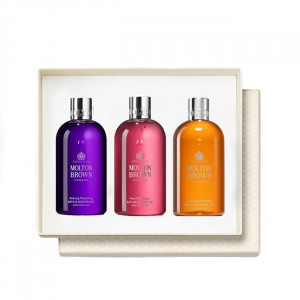 Set Cadou Gel de dus Molton Brown, Ylang Ylang 100Ml + Gingerlily 100 Ml + Pink Pepperpod 100Ml
