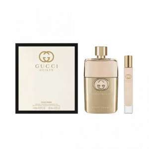 Set Cadou Gucci Guilty, Femei, Apa de parfum 90 ml + Apa de Parfum 15 ml