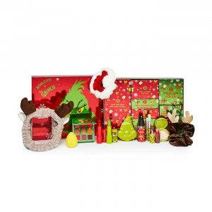 Set de machiaj Makeup Revolution The Grinch Advent Calendar 12 days