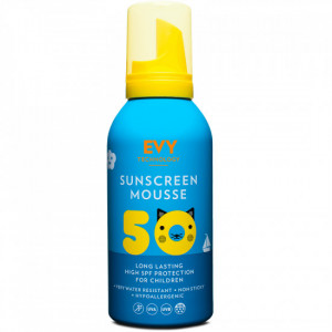 Spuma de fata si corp pentru copii Evy Technology SPF 50, 150 ml
