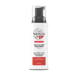Tratament pentru scalp destinat parului vopsit, impotriva caderii puternice a parului, NIOXIN Treatment System 4, 100 ml