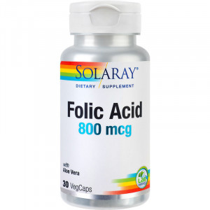 Acid Folic 800 mcg SECOM Solaray 30 capsule
