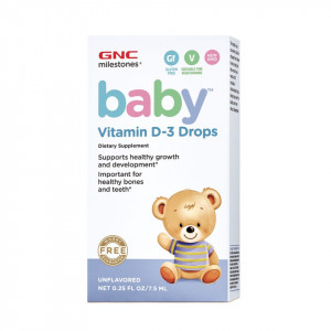 Baby Vitamina D3 Picaturi 7.5 ml, GNC