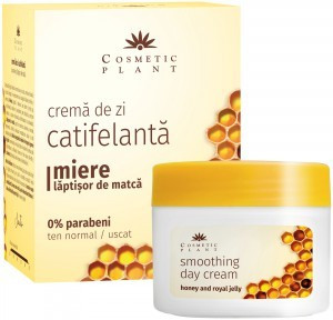 Crema de zi catifelanta cu miere si laptisor de matca Cosmetic Plant