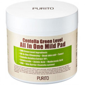 Dishete impregnate Centella Green Level All in One Mild, Purito