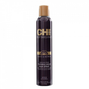 Fixativ CHI, Deep Brilliance Olive & Monoi Optimum Finish Flexible, 284 gr