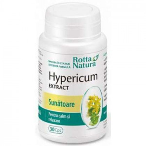 Hypericum Extract (Sunatoare) Rotta Natura 30 capsule